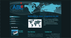 Desktop Screenshot of able-logistics.co.th