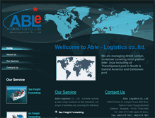 Tablet Screenshot of able-logistics.co.th